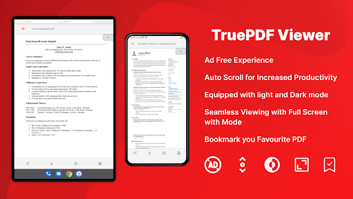 Android application True PDF Reader - Viewer Lite screenshort