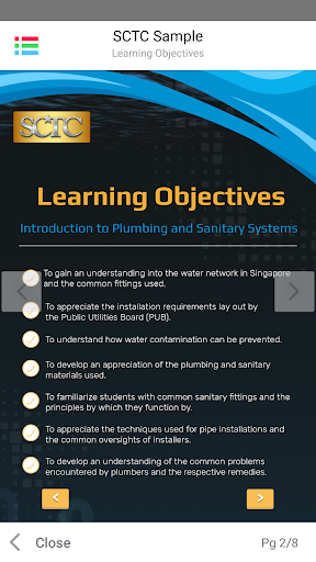 Android application SCTC eLearning screenshort
