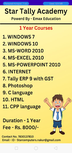 Android application Star Tally Academy screenshort