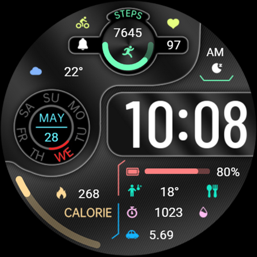 Geometric Multicolor ZKinWatch screenshot 6