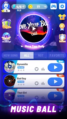 Music Ball 3D- Music Rush Game - Screenshot 2