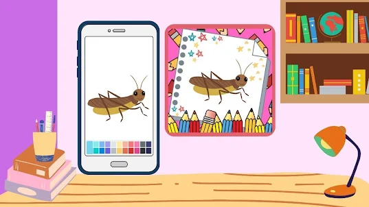 Offline Insect Coloring Book