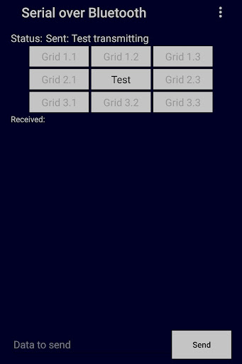 Serial over Bluetooth Screen 3