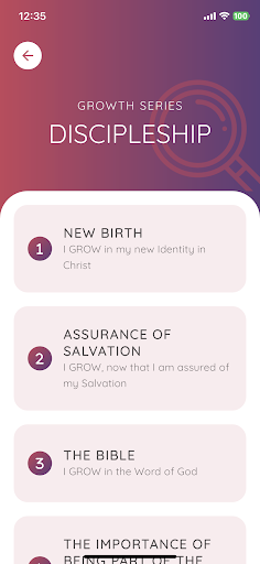 Discipleship Growth Series Screen 2