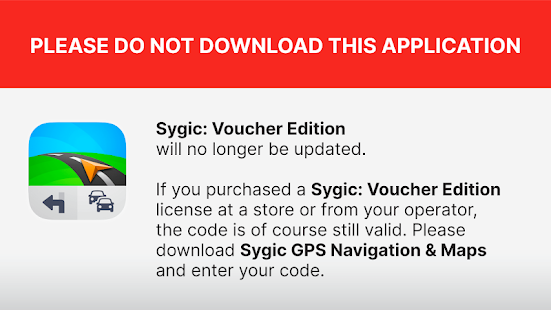 Sygic: Voucher Edition 18.4.4 APK + Мод (Бесконечные деньги) за Android