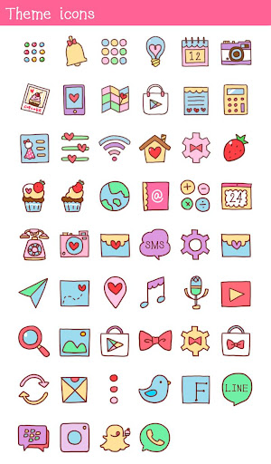 Wallpaper Funny Cupcakes Theme
