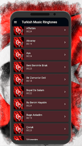 Android application Turkish music ringtones screenshort