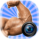 Starke Arm Muskel -Starke Arm Muskel - Fotobearbeitung 