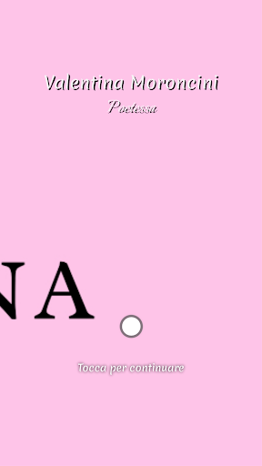 Android application Valentina Moroncini screenshort