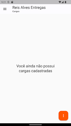 Android application Reis Alves Entregas screenshort