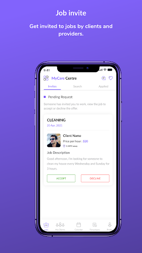 Mycare Centre Screen 3