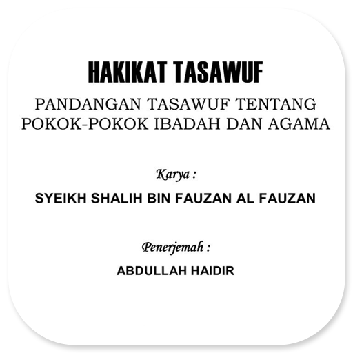 Hakikat Tasawuf Ibadah & Agama logo
