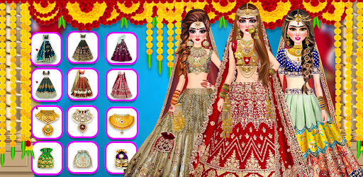 Android application Indian Bride: Dress up Makeup screenshort