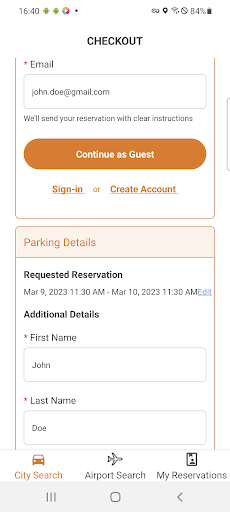 Onairparking Screen 3