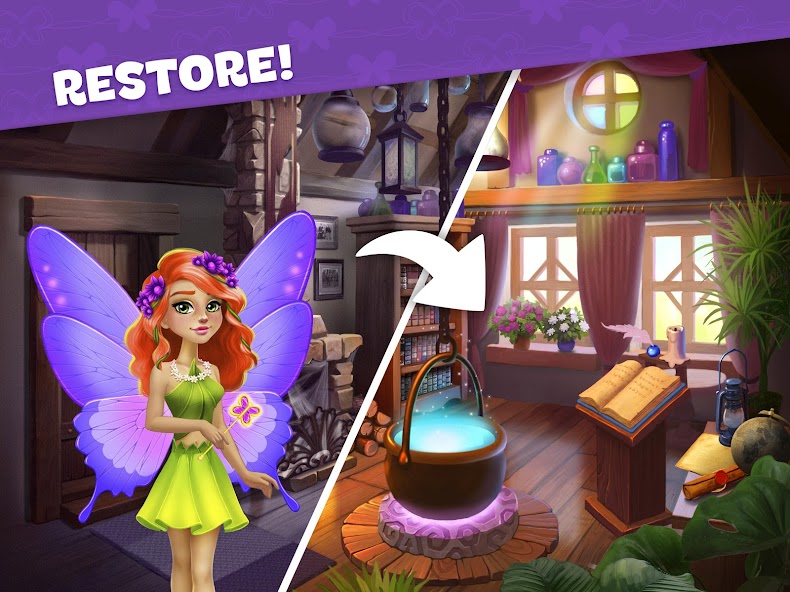 Butterfly Garden Mystery: Scap 1.22.5 APK + Mod (Unlimited money / Free purchase / Plus) for Android