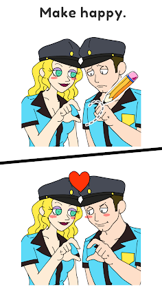 Draw Happy Police2 : Fun Game - Screenshot 2