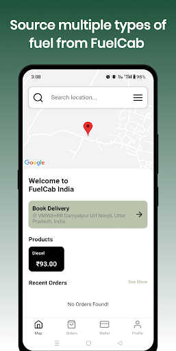 FuelCab: Energy Distribution Screen 2