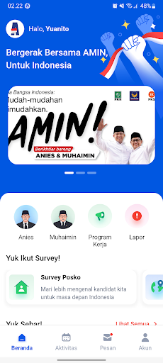 Android application Amin App screenshort