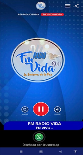 Android application Radio Fm Vida screenshort