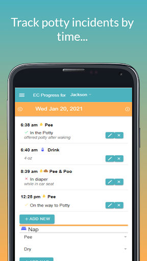 Android application Elimination Communication Log screenshort