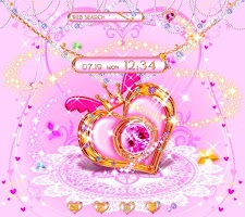 screenshot of Cute Theme-Magical Heart-
