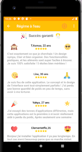 Perdre du Poids Régime à leau Screen 3