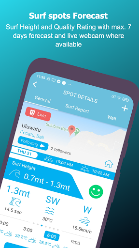 Lineapp Surf Forecast Screen 2