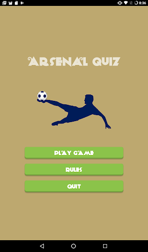 The Gunners Quiz - Fanmade Trivia Game
