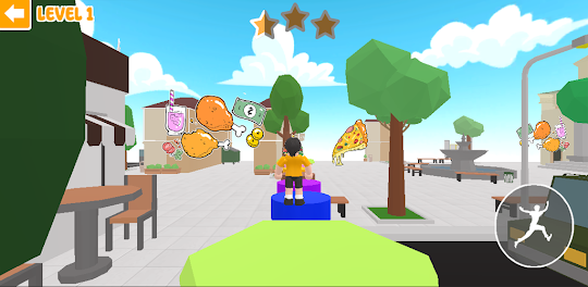 Parkour & obby City of Food