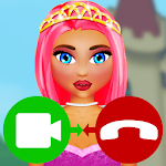 Cover Image of डाउनलोड fake call video princess game 8.0 APK