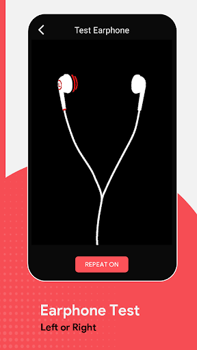 Earphone setting Headphone off Screen 3