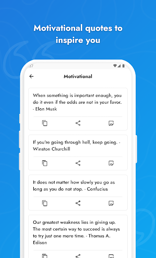 Android application Quotes Creator with Images screenshort