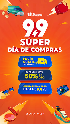 Android application Shopee CO: 9.9 Día de Compras screenshort