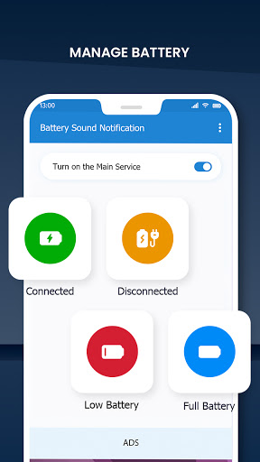 Battery Percentage Notifies  Alarm