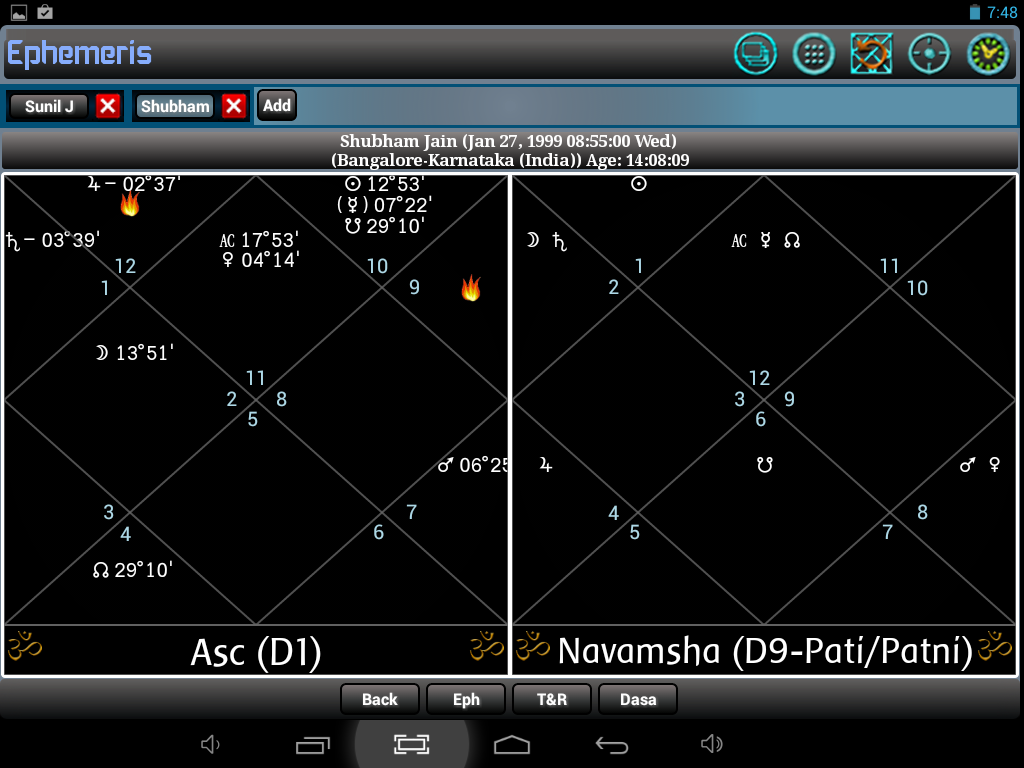 Ephemeris, Astrology Software Screenshot 18 Ephemeris, Astrology Software Screenshot 18