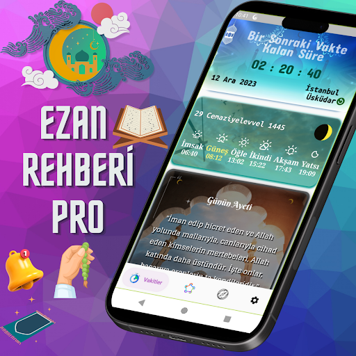 Android application Ezan Vakitleri & Namaz Vakti screenshort