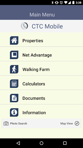 Android application CTC Mobile screenshort