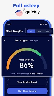 Calm Sleep Sounds & Tracker Ekran görüntüsü