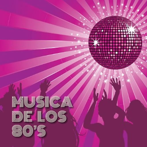 Música de los 80 logo