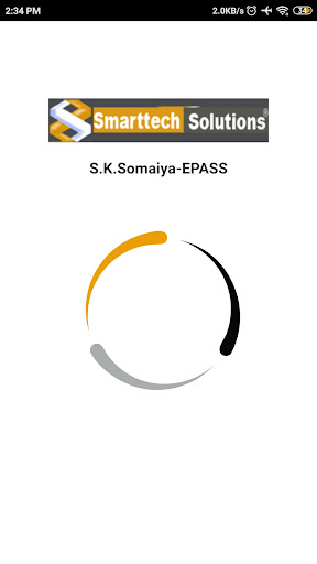 Android application S.K.Somaiya E-Pass screenshort