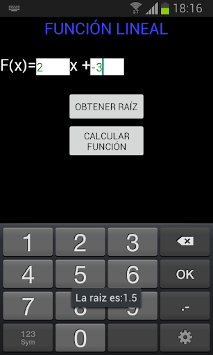 Calculadora De Funciones Screen 2