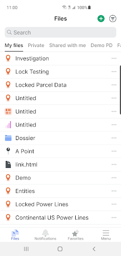 Peregrine Mobile Screen 3
