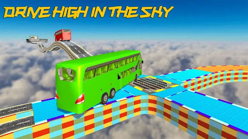 Android application Mega Ramp Impossible Bus Stunt screenshort