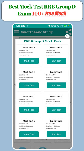 RRB Group D Mock Test Practice