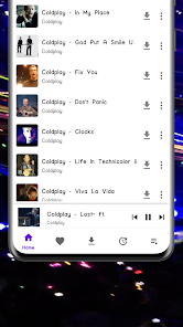 Captura de Pantalla 12 Coldplay Music Playlist android