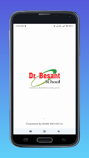 Android application Dr. Besant School screenshort