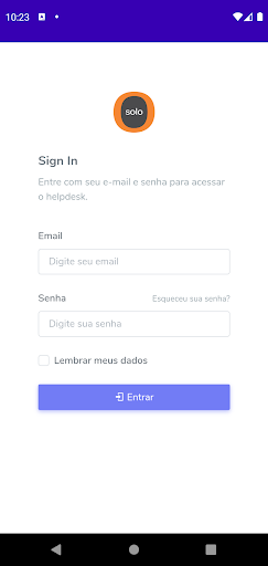 Android application ZDesk screenshort