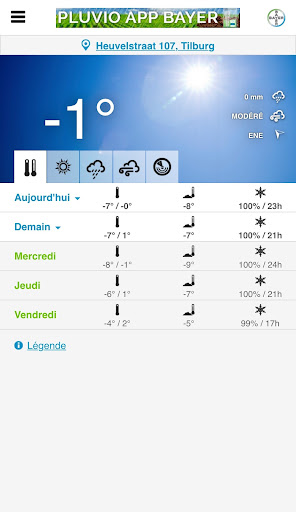 Aperçu de l'application