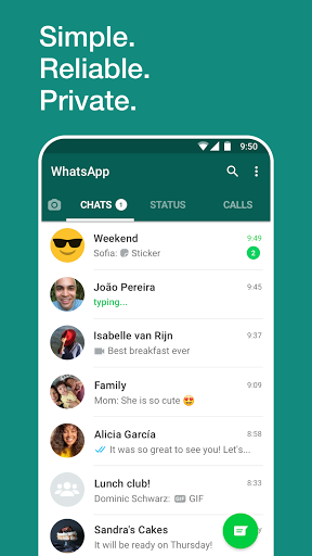 WhatsApp Messenger screen 0
