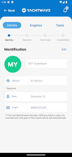 YachtWave Screen 2